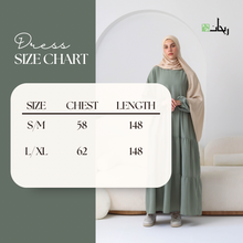 Load image into Gallery viewer, Tiered Linen Maxi Dress.