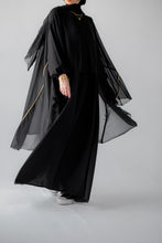 Load image into Gallery viewer, Basic Black Crepe Abaya