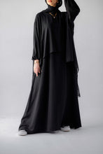 Load image into Gallery viewer, The Black Chiffon Cape