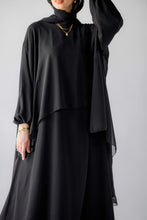 Load image into Gallery viewer, The Black Chiffon Cape