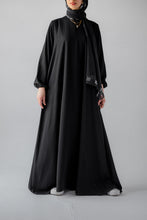 Load image into Gallery viewer, Basic Black Crepe Abaya