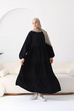 Load image into Gallery viewer, Tiered Linen Maxi Dress.