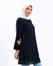 Load image into Gallery viewer, Chiffon long lined  blouse